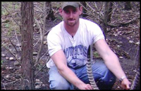 Zach with antelope harvest, Estrella Ranch, Texas
